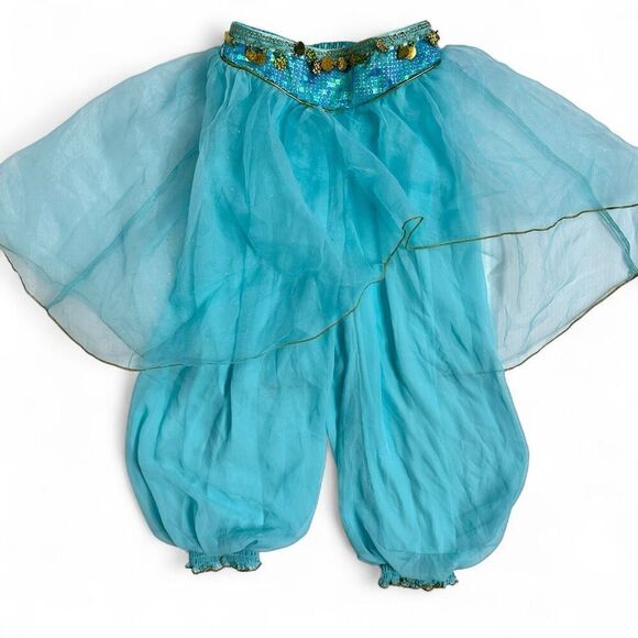 Disney Princess Jasmine Costume Set Castle Collection Kids Size 7/8 Halloween - Picture 4 of 9